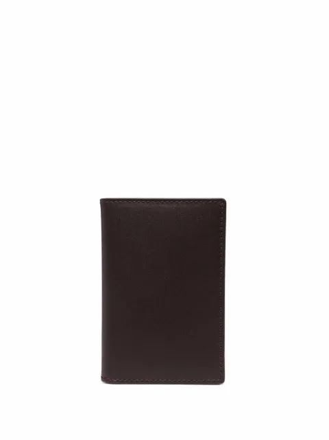 Comme Des Garçons Wallet bi-fold leather wallet Brown SA6400
