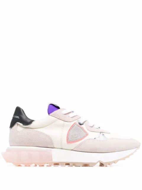 Philippe Model Paris colour-block panelled sneakers Neutrals LRLDWP05