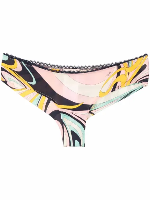 PUCCI Onde-print brazilian briefs Pink 2EUX152E899