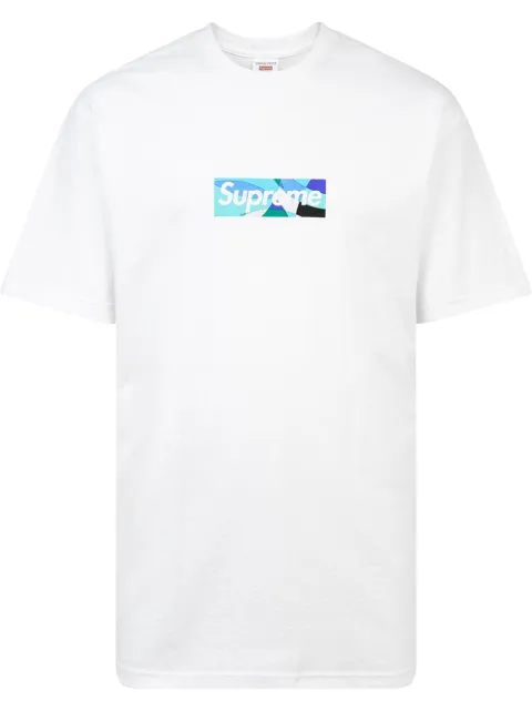 Supreme x Emilio Pucci box-logo T-shirt White SU10598
