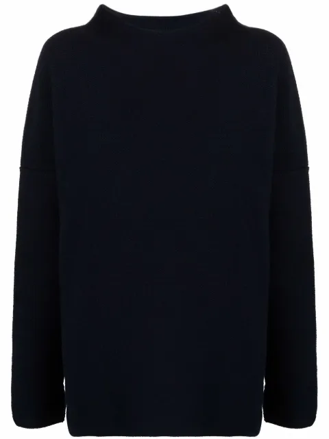 Daniela Gregis wool mock-neck sweater Blue ML4X5W42