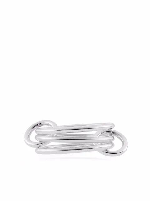 Spinelli Kilcollin sterling silver Solarium 3-link ring Silver G3SOLSS