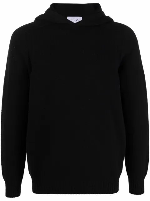D4.0 wool hoodie Black 2412225024