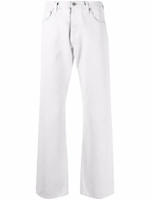 Maison Margiela mid-rise straight jeans White S50LA0190S30561