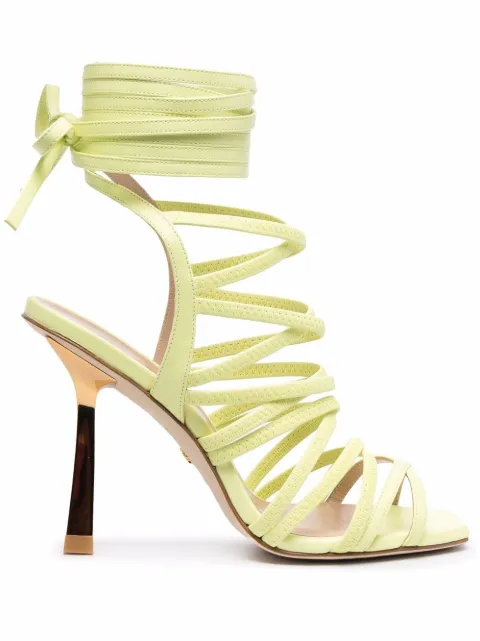 Stuart Weitzman Jaxie open-toe sandals Yellow S5389DSNT2I