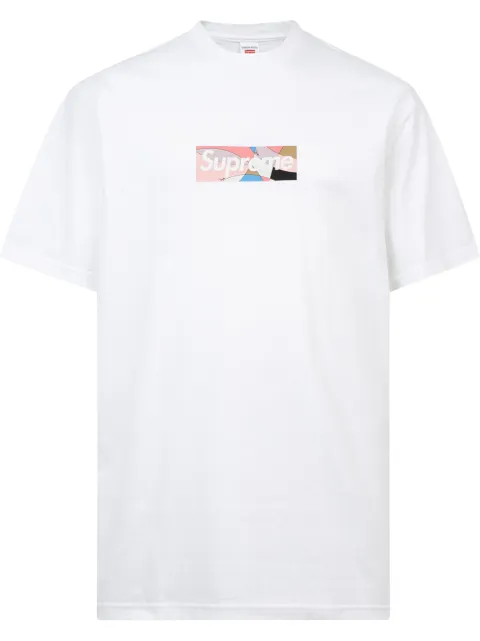 Supreme x Emilio Pucci Box Logo T-shirt White SU10597