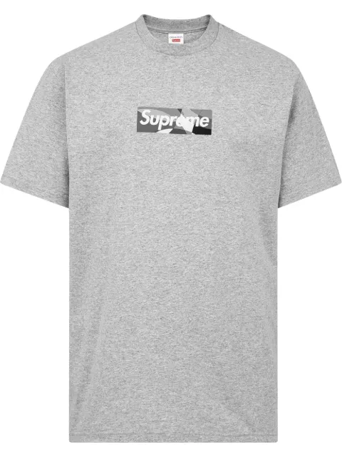 Supreme x Emilio Pucci Box Logo crew neck T-shirt Grey SU10596