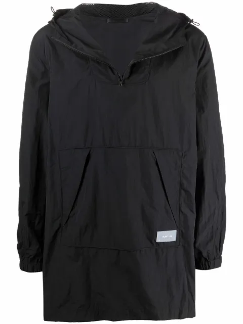 Helmut Lang hooded pullover jacket Black L04HM103