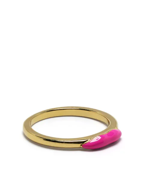 Eshvi lips-charm ring Gold 10480XRSYSH2