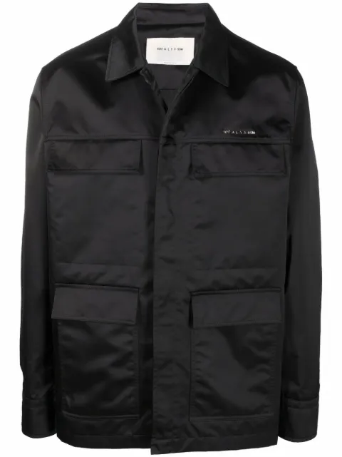1017 ALYX 9SM single-breasted fitted jacket Black AAMOU0260FA02