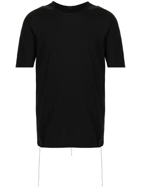 Isaac Sellam Experience tape-detail short-sleeved T-shirt Black DEBLOQUESTX2H22