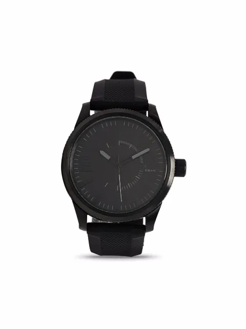 Diesel Rasp Total Black 46mm Black DZ180700QQQ