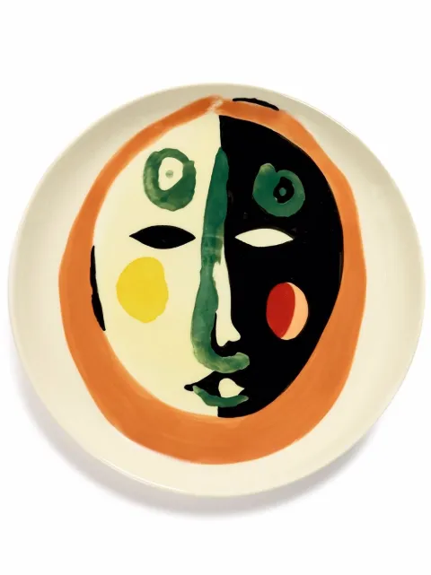 Serax Feast Face 1 plate (22cm) Multicolour B8921005P
