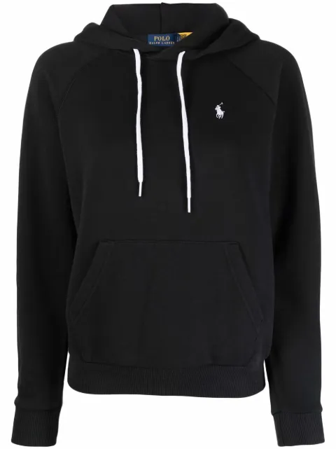 Polo Ralph Lauren embroidered-logo pullover hoodie Black 211794394002
