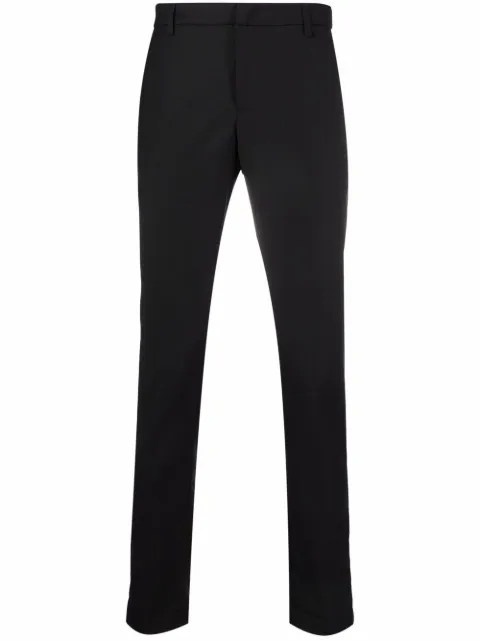 DONDUP mid-rise slim-fit trousers Black UP235WS0105UXXX