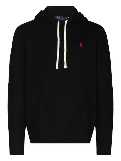 Polo Ralph Lauren embroidered logo hooded sweatshirt Black 710766778008