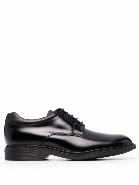 Hogan Highlights leather Derby shoes Black HXM5760DU60QFYB999