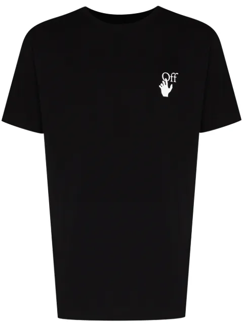 Off-White Caravaggio print T-shirt Black OMAA027F21JER0111084
