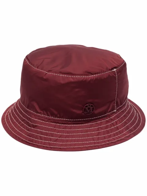 Maison Michel nylon bucket hat Red 2072039003