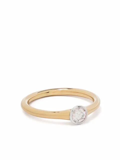 Courbet 18kt recycled yellow gold Origine laboratory-grown diamond ring Gold R13B001002