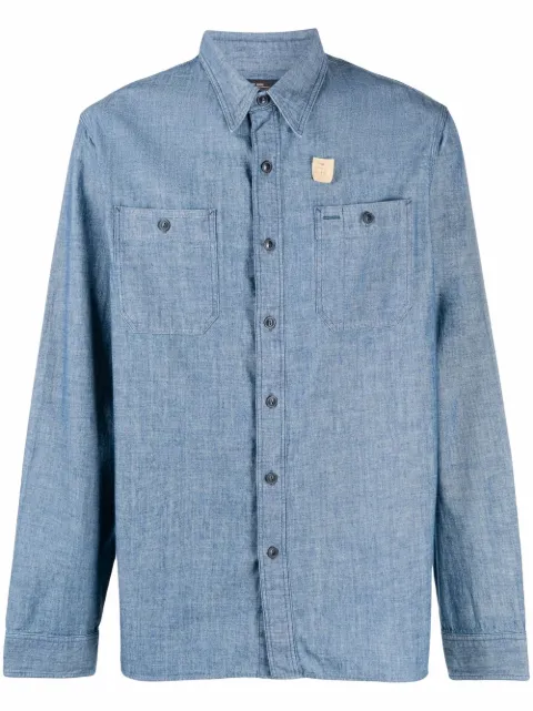 Ralph Lauren RRL button-down denim shirt Blue 782751203001
