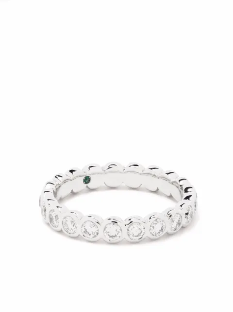 Courbet 18kt recycled white gold Origine laboratory-grown diamond band ring Silver R13W2018