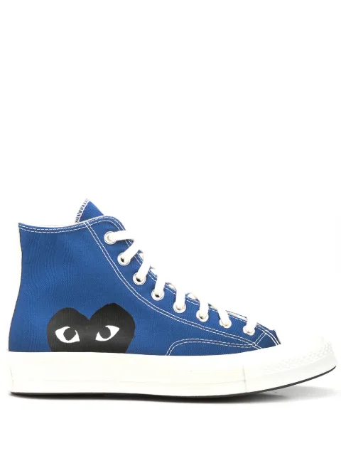 Comme Des Garçons Play x Converse x Converse heart-logo high-top sneakers Blue AZK122001