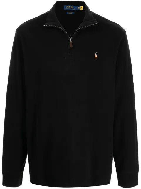 Polo Ralph Lauren logo-embroidered sweatshirt Black 710671929001