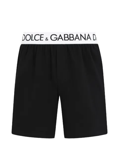 Dolce & Gabbana logo-waistband boxer shorts Black M4B99JOUAIG