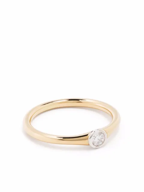 Courbet 18kt recycled yellow gold Origine laboratory-grown diamond ring Gold R13B001001