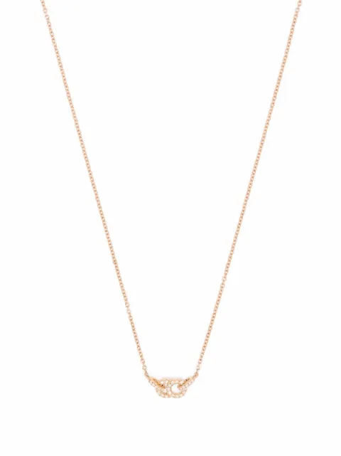 Courbet 18kt recycled rose gold CELESTE laboratory-grown diamond small pendant necklace Pink N36R0014