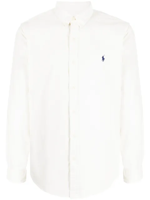 Polo Ralph Lauren embroidered logo shirt White 710853E11