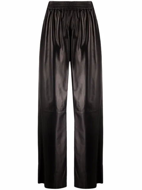 Drome flared-leg trousers Black DPD7048PD400P
