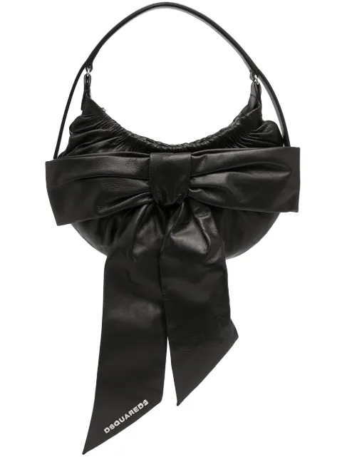 DSQUARED2 Hobo mini bow handbag Black HBW002818900001