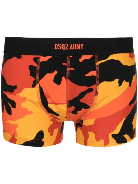 DSQUARED2 logo-print waisband boxers Black D9LC63740ISA01