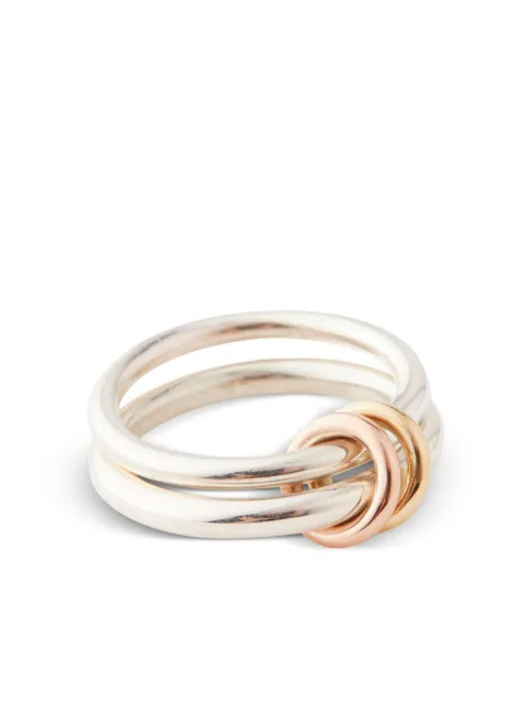 Spinelli Kilcollin silver, 18kt yellow and rose gold Calliope ring Silver G2CAL