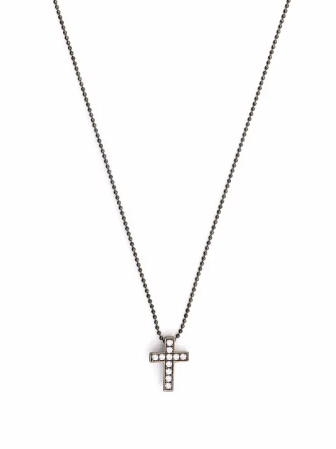 DSQUARED2 cross necklace Silver NEM009641304172