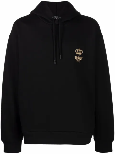 Dolce & Gabbana bee and crown hoodie Black G9VC8ZHU7H9