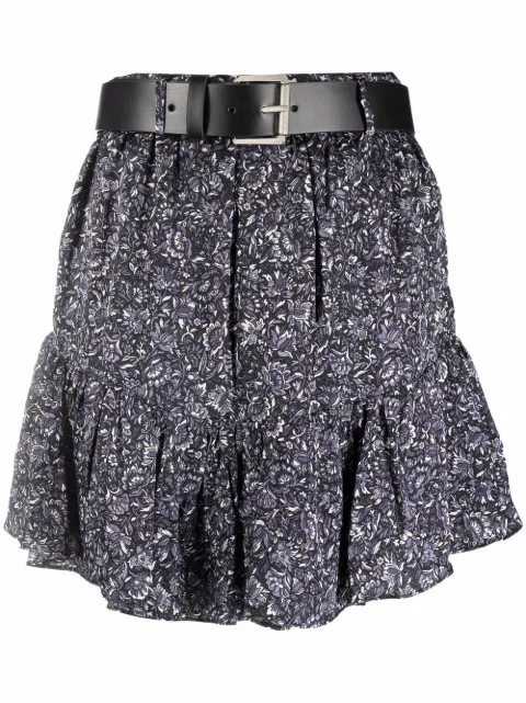 Michael Michael Kors belted-waist skirt Black MU1701R2KP