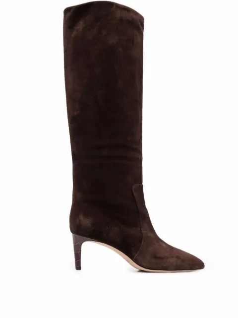 Paris Texas pointed-toe knee-high boots Brown PX504XV003