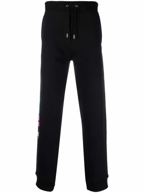 Helmut Lang 3D logo track pants Black L05HM205