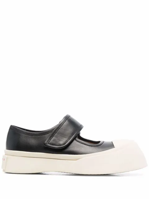 Marni nappa leather Mary Jane sneakers Black SNZW003120P2722
