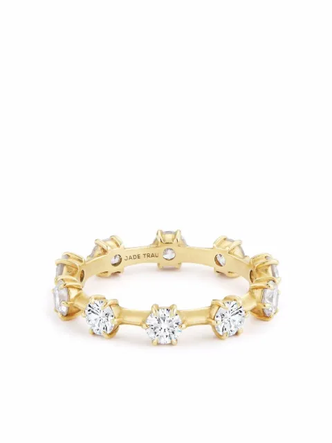 Jade Trau 18kt yellow gold Kismet diamond medium ring Gold JT2062R12YG