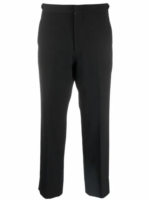 Comme Des Garçons Pre-Owned 2000s cropped tailored trousers Black CODE350