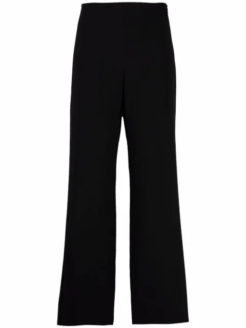 Emporio Armani high-waisted wide-leg trousers Black 0NP01T02013