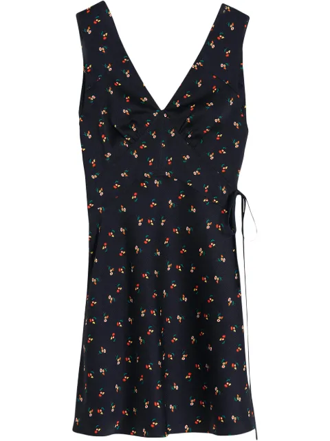Victoria Victoria Beckham ditsy floral-print mini dress Black 2321WDR002767B