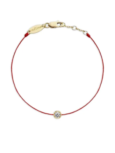 Redline 18K yellow gold cord diamond bracelet Gold 1JRED