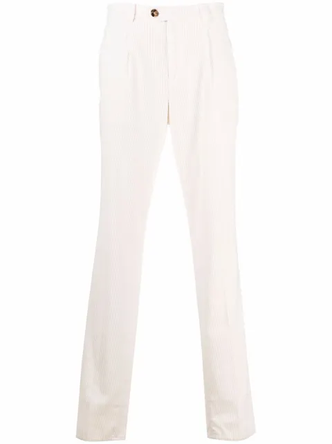 Brunello Cucinelli slim-cut chinos White M280DE1450C5797