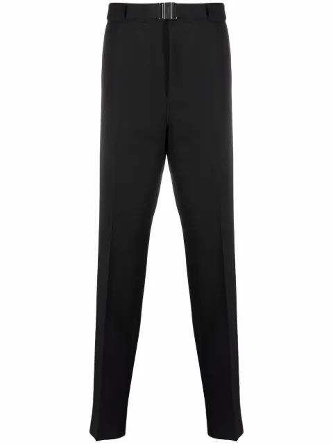 Givenchy belted wool tailored trousers Black BM50V913PW