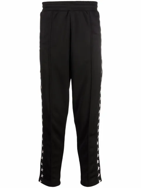 Golden Goose star-print track pants Black GMP00877P000521